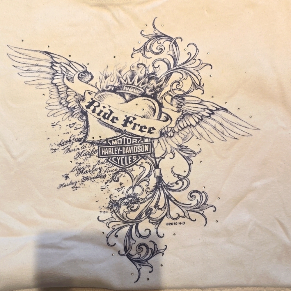 White Harley-Davidson size lg ladies tank top. Grand Junction, Co